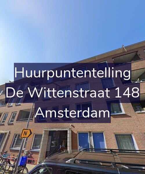 Foto gevel Huurpuntentelling voor De Wittenstraat 148, Amsterdam