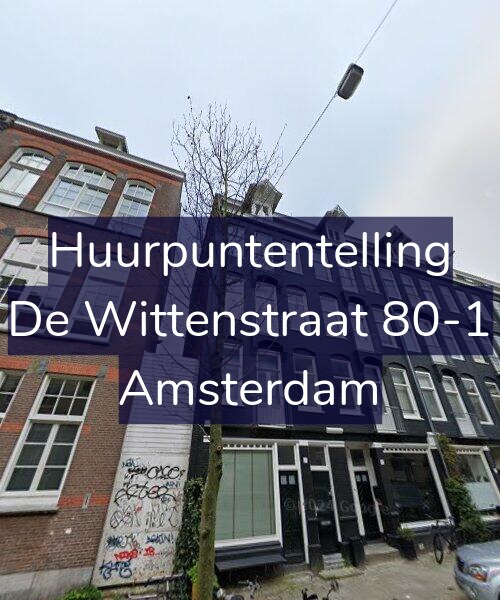 Foto gevel Huurpuntentelling voor De Wittenstraat 80-1, Amsterdam