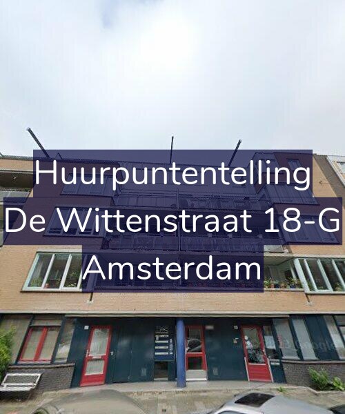 Foto gevel Huurpuntentelling voor De Wittenstraat 18-G, Amsterdam
