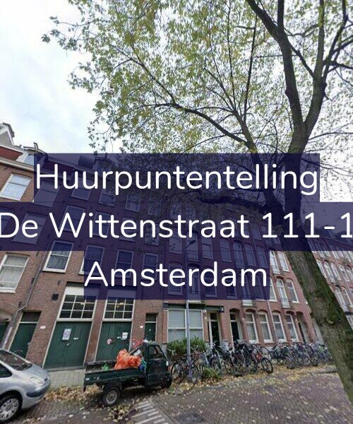 Foto gevel Huurpuntentelling voor De Wittenstraat 111-1, Amsterdam