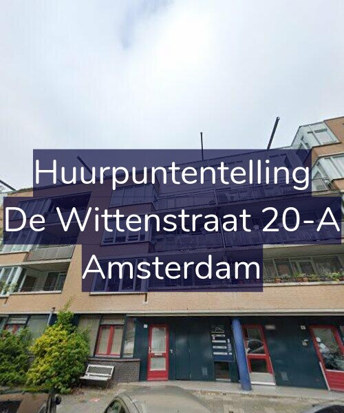 Foto gevel Huurpuntentelling voor De Wittenstraat 20-A, Amsterdam