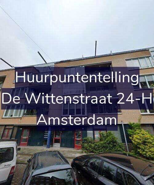 Foto gevel Huurpuntentelling voor De Wittenstraat 24-H, Amsterdam