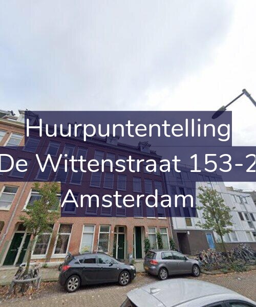 Foto gevel Huurpuntentelling voor De Wittenstraat 153-2, Amsterdam
