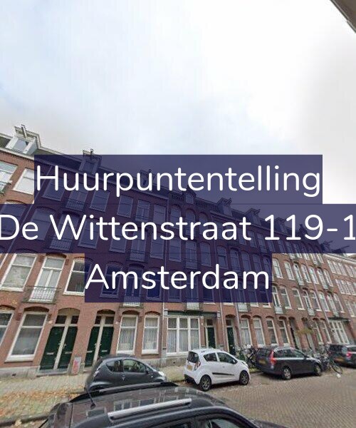 Foto gevel Huurpuntentelling voor De Wittenstraat 119-1, Amsterdam