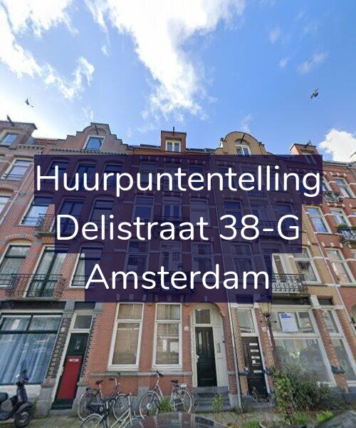 Foto gevel Huurpuntentelling voor Delistraat 38-G, Amsterdam