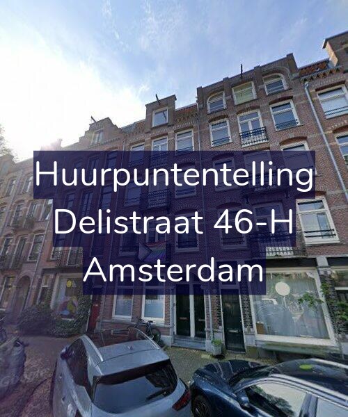 Foto gevel Huurpuntentelling voor Delistraat 46-H, Amsterdam