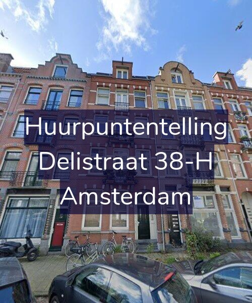 Foto gevel Huurpuntentelling voor Delistraat 38-H, Amsterdam