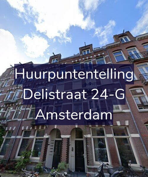 Foto gevel Huurpuntentelling voor Delistraat 24-G, Amsterdam