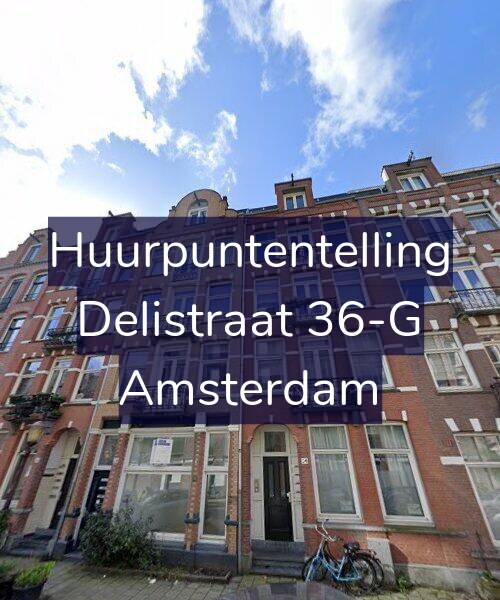 Foto gevel Huurpuntentelling voor Delistraat 36-G, Amsterdam