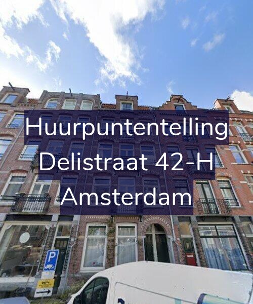 Foto gevel Huurpuntentelling voor Delistraat 42-H, Amsterdam