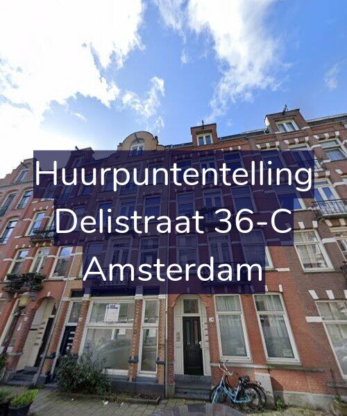 Foto gevel Huurpuntentelling voor Delistraat 36-C, Amsterdam