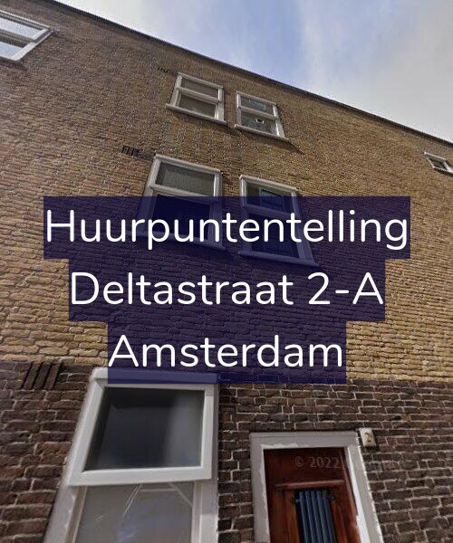 Foto gevel Huurpuntentelling voor Deltastraat 2-A, Amsterdam