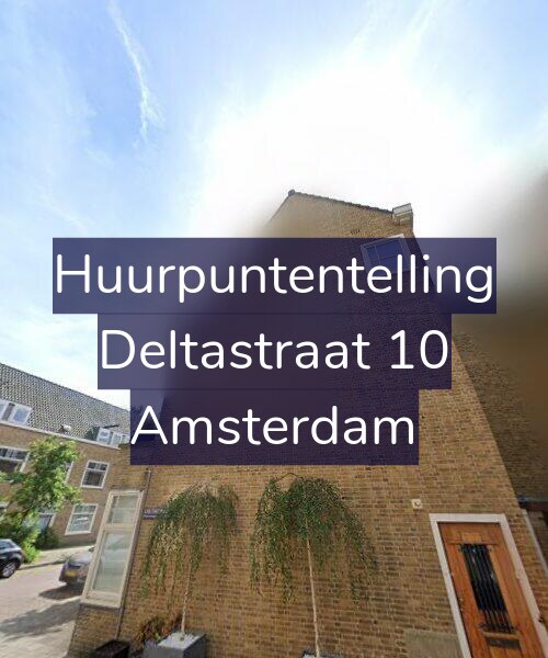 Foto gevel Huurpuntentelling voor Deltastraat 10, Amsterdam