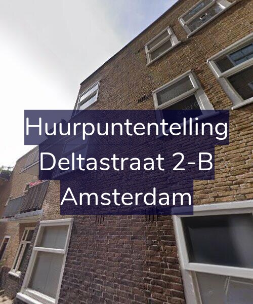 Foto gevel Huurpuntentelling voor Deltastraat 2-B, Amsterdam