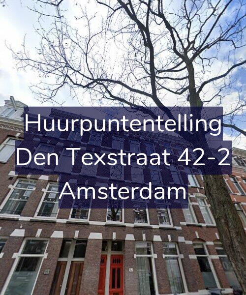 Foto gevel Huurpuntentelling voor Den Texstraat 42-2, Amsterdam