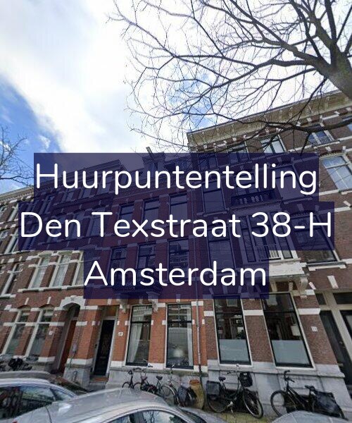 Foto gevel Huurpuntentelling voor Den Texstraat 38-H, Amsterdam