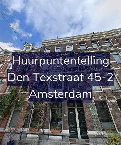 Foto gevel Huurpuntentelling voor Den Texstraat 45-2, Amsterdam