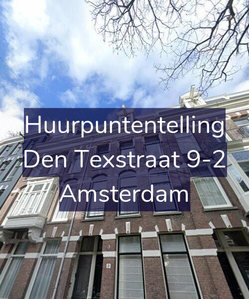 Foto gevel Huurpuntentelling voor Den Texstraat 9-2, Amsterdam