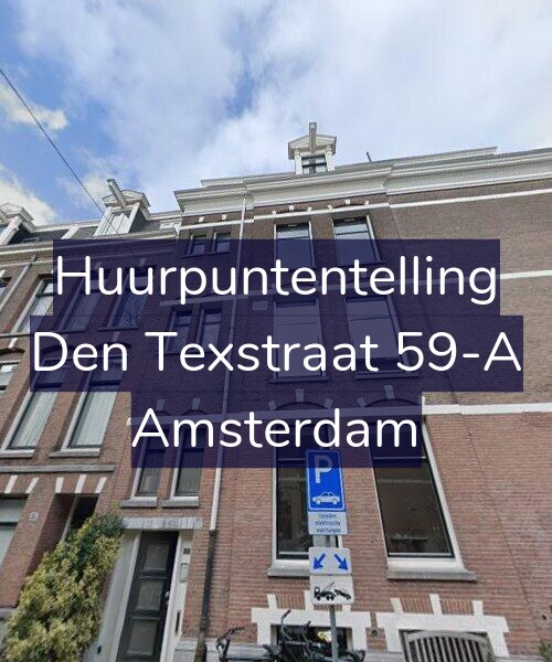 Foto gevel Huurpuntentelling voor Den Texstraat 59-A, Amsterdam