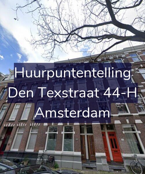 Foto gevel Huurpuntentelling voor Den Texstraat 44-H, Amsterdam