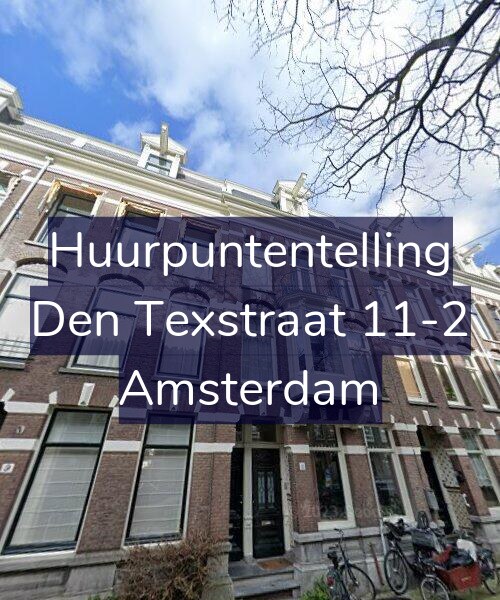 Foto gevel Huurpuntentelling voor Den Texstraat 11-2, Amsterdam