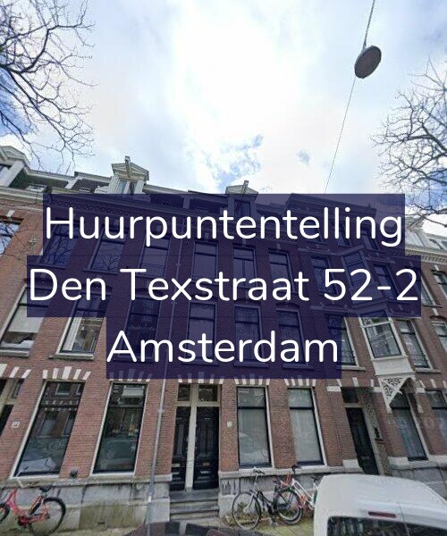 Foto gevel Huurpuntentelling voor Den Texstraat 52-2, Amsterdam