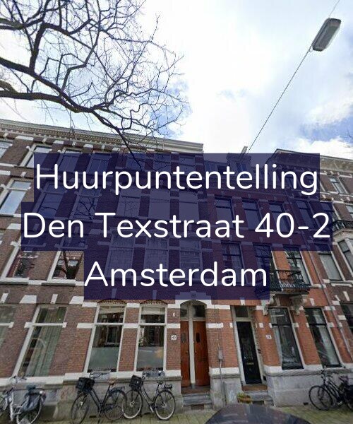 Foto gevel Huurpuntentelling voor Den Texstraat 40-2, Amsterdam