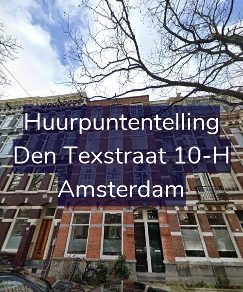 Foto gevel Huurpuntentelling voor Den Texstraat 10-H, Amsterdam