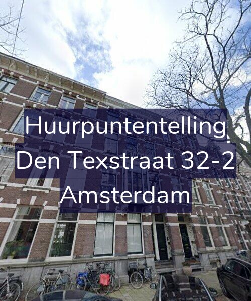 Foto gevel Huurpuntentelling voor Den Texstraat 32-2, Amsterdam