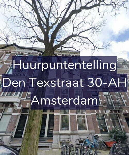 Foto gevel Huurpuntentelling voor Den Texstraat 30-AH, Amsterdam