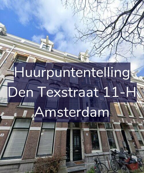 Foto gevel Huurpuntentelling voor Den Texstraat 11-H, Amsterdam