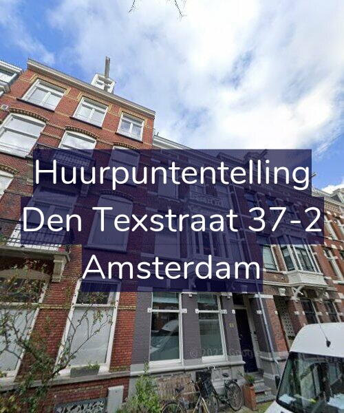 Foto gevel Huurpuntentelling voor Den Texstraat 37-2, Amsterdam