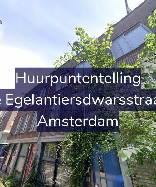 Foto gevel Huurpuntentelling voor Derde Egelantiersdwarsstraat 1-C, Amsterdam