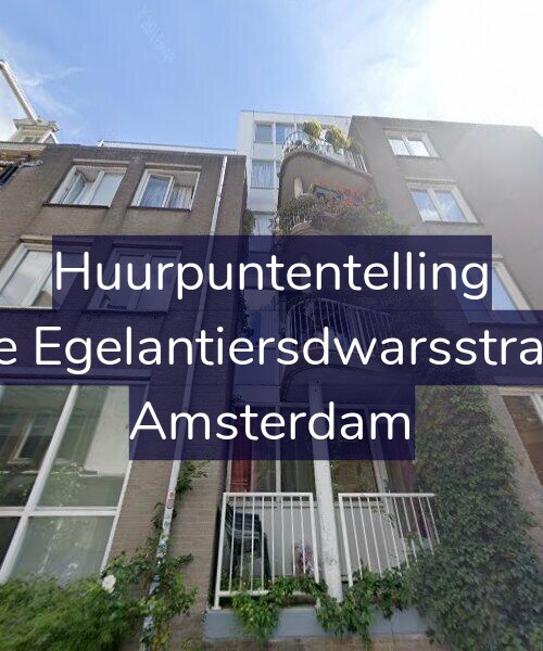 Foto gevel Huurpuntentelling voor Derde Egelantiersdwarsstraat 55, Amsterdam