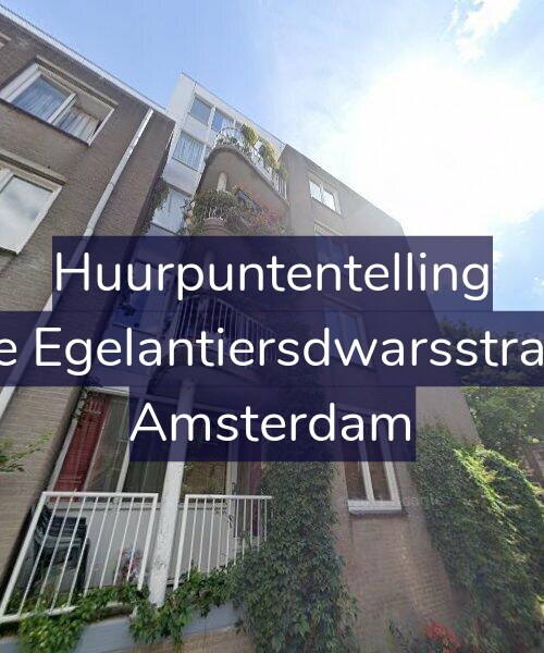 Foto gevel Huurpuntentelling voor Derde Egelantiersdwarsstraat 57, Amsterdam