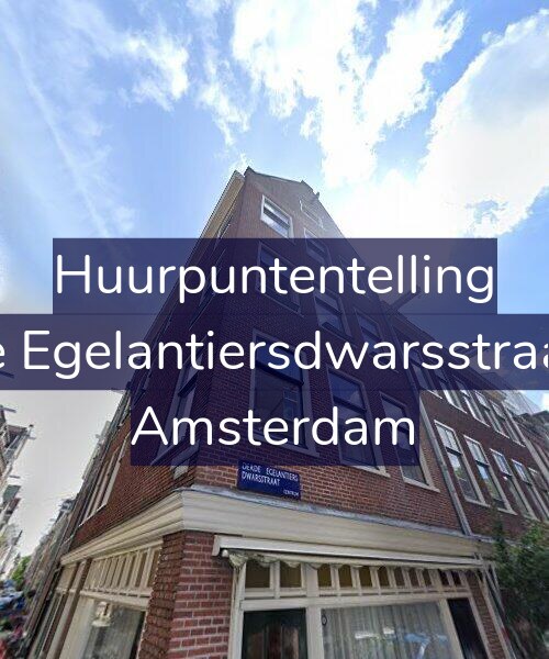 Foto gevel Huurpuntentelling voor Derde Egelantiersdwarsstraat 7-3, Amsterdam
