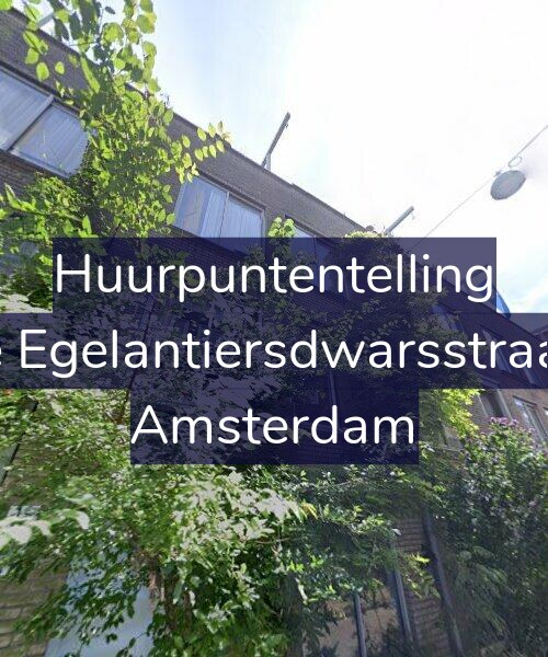 Foto gevel Huurpuntentelling voor Derde Egelantiersdwarsstraat 3-A, Amsterdam
