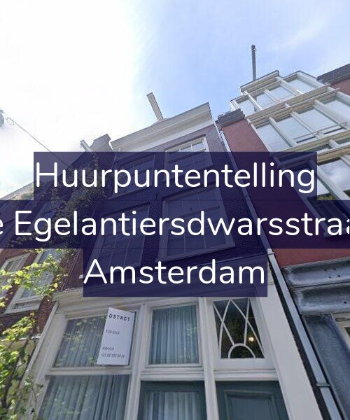 Foto gevel Huurpuntentelling voor Derde Egelantiersdwarsstraat 8-2, Amsterdam