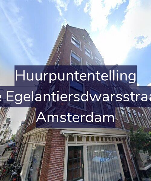 Foto gevel Huurpuntentelling voor Derde Egelantiersdwarsstraat 7-1, Amsterdam
