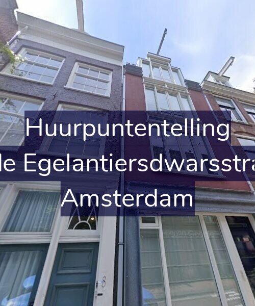 Foto gevel Huurpuntentelling voor Derde Egelantiersdwarsstraat 6, Amsterdam