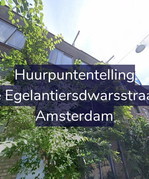 Foto gevel Huurpuntentelling voor Derde Egelantiersdwarsstraat 3-B, Amsterdam