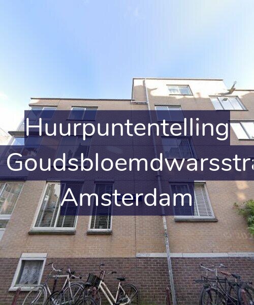 Foto gevel Huurpuntentelling voor Derde Goudsbloemdwarsstraat 17, Amsterdam