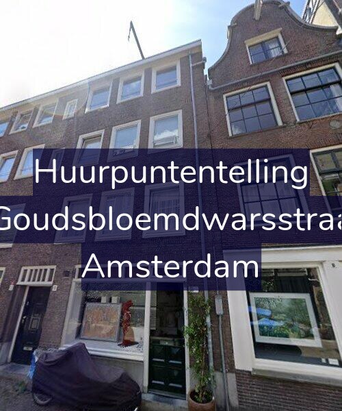 Foto gevel Huurpuntentelling voor Derde Goudsbloemdwarsstraat 10-H, Amsterdam