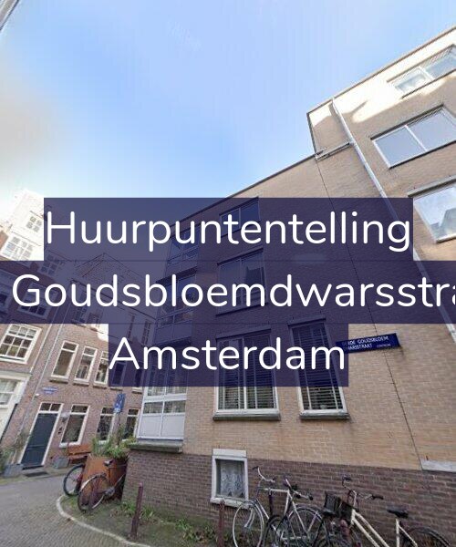 Foto gevel Huurpuntentelling voor Derde Goudsbloemdwarsstraat 15, Amsterdam