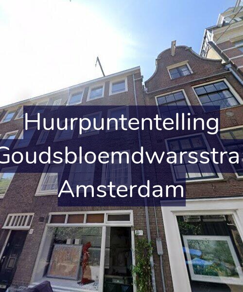 Foto gevel Huurpuntentelling voor Derde Goudsbloemdwarsstraat 10-1, Amsterdam