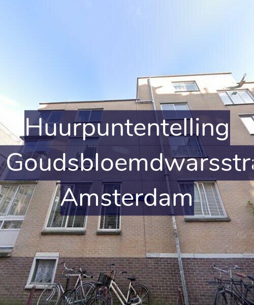 Foto gevel Huurpuntentelling voor Derde Goudsbloemdwarsstraat 11, Amsterdam