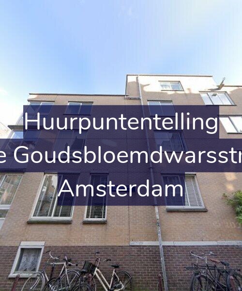 Foto gevel Huurpuntentelling voor Derde Goudsbloemdwarsstraat 5, Amsterdam