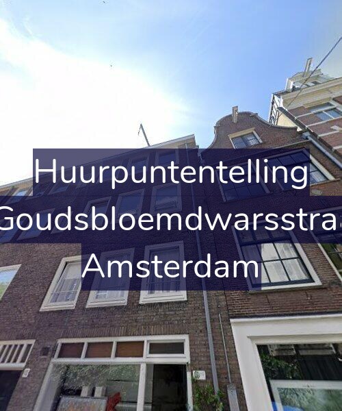 Foto gevel Huurpuntentelling voor Derde Goudsbloemdwarsstraat 10-3, Amsterdam