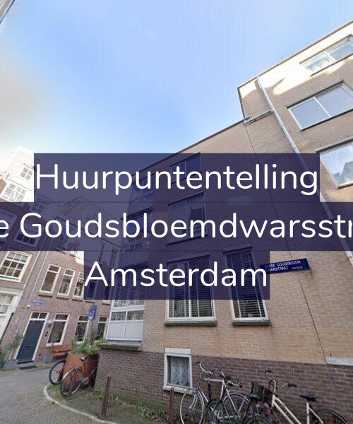 Foto gevel Huurpuntentelling voor Derde Goudsbloemdwarsstraat 9, Amsterdam