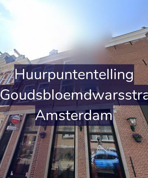 Foto gevel Huurpuntentelling voor Derde Goudsbloemdwarsstraat 2-C, Amsterdam
